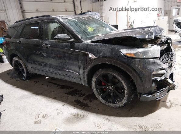 1FM5K8GC1LGC49865 2020 FORD FORD EXPLORER Black Front right