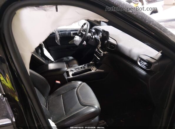 1FM5K8GC1LGC49865 2020 FORD FORD EXPLORER Black Front interior view