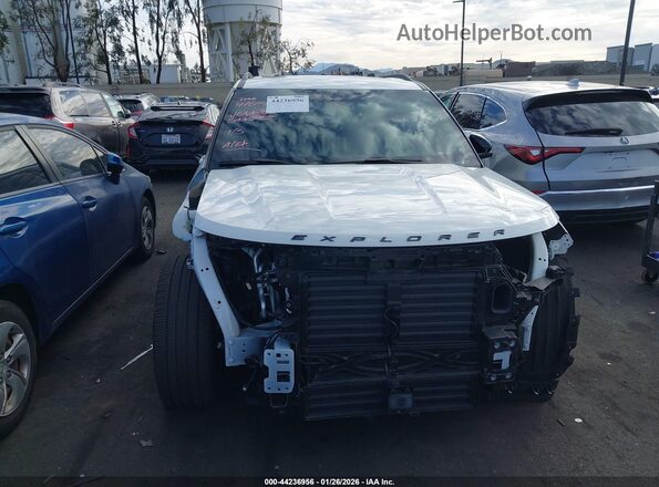 1FM5K8GC7RGA09650 2024 FORD FORD EXPLORER White Widok wnętrza z tyłu