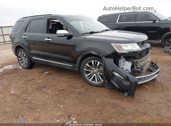 1FM5K8HT3JGC54125 2018 FORD FORD EXPLORER Черный Передняя правая четверть