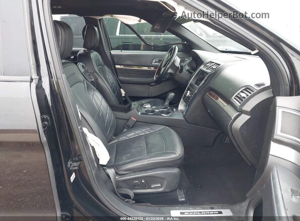 1FM5K8HT3JGC54125 2018 FORD FORD EXPLORER Черный Вид салона спереди