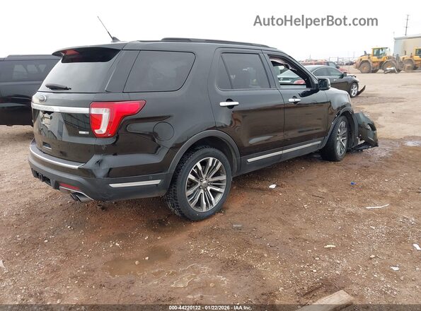 1FM5K8HT3JGC54125 2018 FORD FORD EXPLORER Черный Задняя правая четверть