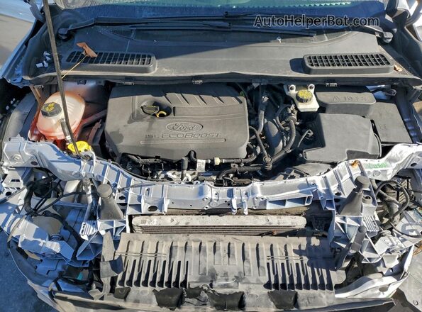 1FMCU0GD6HUE95007 2017 FORD ESCAPE Серебряный Вид подкапотного пространства