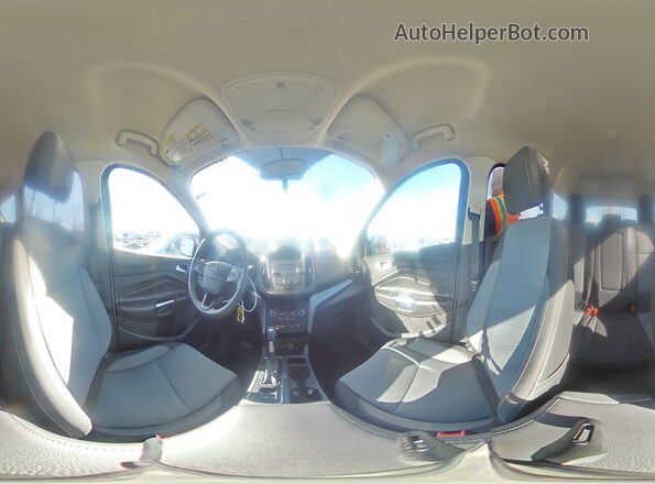 1FMCU0GD6HUE95007 2017 FORD ESCAPE Серебряный Панорамный вид салона 360°