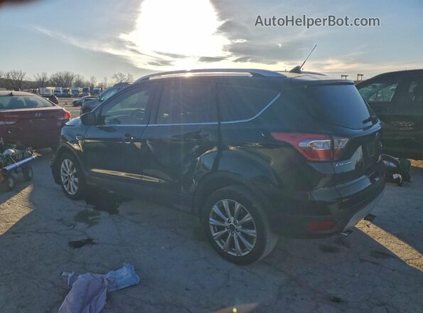 1FMCU0J96JUC62500 2018 FORD ESCAPE Черный Задняя левая четверть