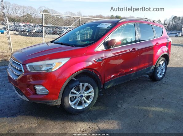 1FMCU9GD2JUB95152 2018 FORD ESCAPE Красный Передняя левая четверть