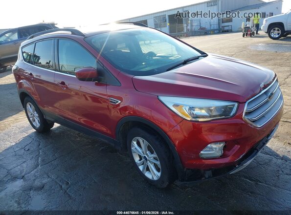 1FMCU9GD2JUB95152 2018 FORD ESCAPE Красный Передняя правая четверть