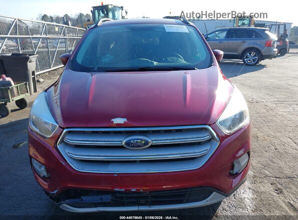 1FMCU9GD2JUB95152 2018 FORD ESCAPE Красный Вид щитка приборов