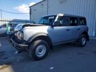 2022 Ford Bronco Base Silver vin: 1FMDE5BH5NLB41294