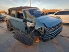 2021 Ford Bronco Base Blue vin: 1FMDE5DH0MLA73689