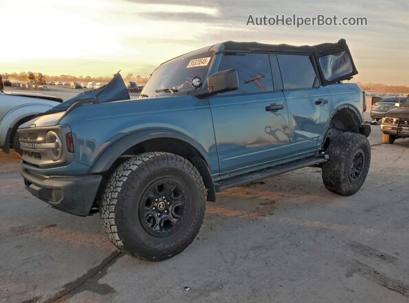 1FMDE5DH0MLA73689 2021 FORD BRONCO Blue Vista tres cuartos delantera izquierda
