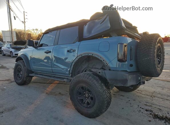 1FMDE5DH0MLA73689 2021 FORD BRONCO Blue Trasero izquierdo