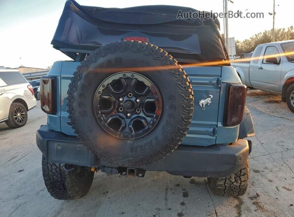 1FMDE5DH0MLA73689 2021 FORD BRONCO Blue Vista trasera