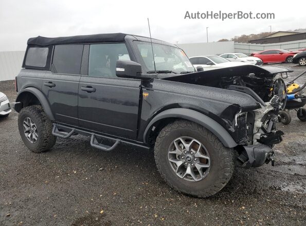 1FMEE5DH7PLB82241 2023 FORD BRONCO Черный Передняя правая четверть