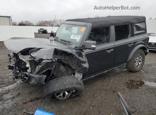1FMEE5DH7PLB82241 2023 FORD BRONCO Черный Передняя левая четверть