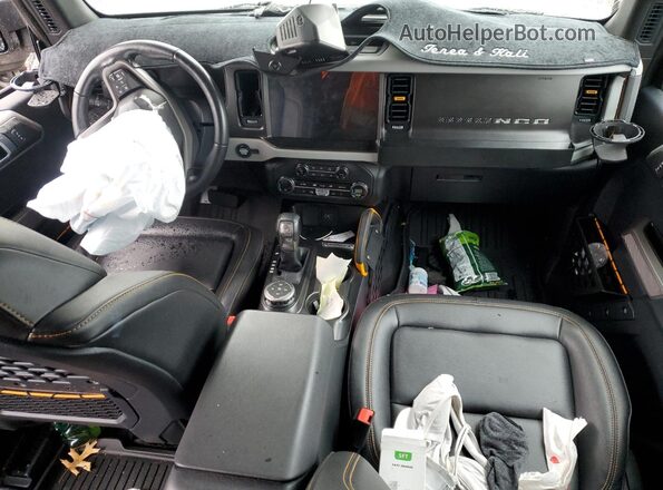 1FMEE5DH7PLB82241 2023 FORD BRONCO Черный Вид панели приборов