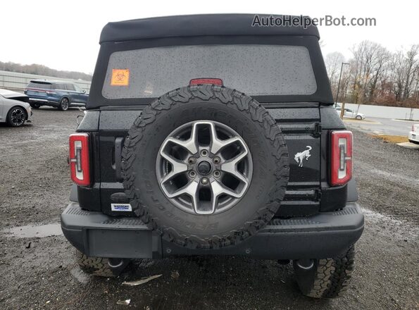 1FMEE5DH7PLB82241 2023 FORD BRONCO Черный Вид сзади