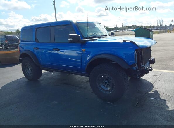 1FMEE9BP8SLA61986 2025 FORD BRONCO Синий Передняя правая четверть