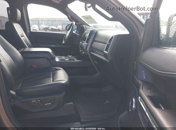 1FMJK1HT1KEA41323 2019 FORD EXPEDITION MAX Gray Widok wnętrza z przodu