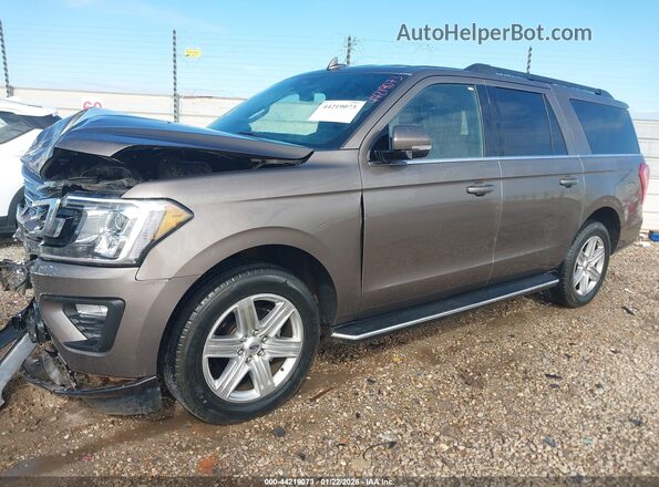 1FMJK1HT1KEA41323 2019 FORD EXPEDITION MAX Gray Przód lewy