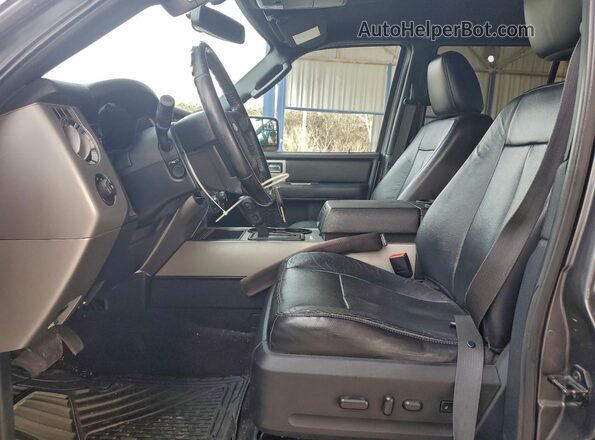 1FMJK1HT2GEF32376 2016 FORD EXPEDITION Серый Вид салона спереди