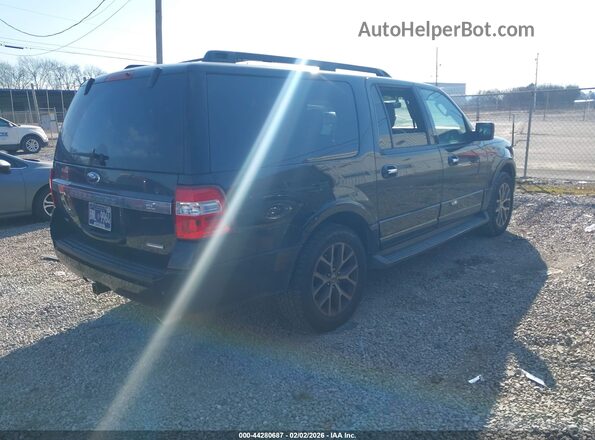 1FMJK1HT3GEF12685 2016 FORD EXPEDITION EL Черный Задняя правая четверть