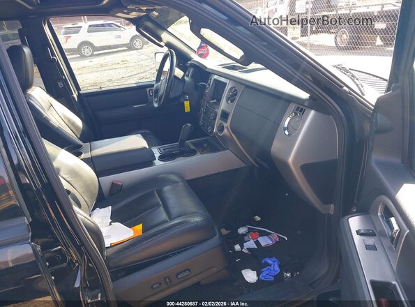 1FMJK1HT3GEF12685 2016 FORD EXPEDITION EL Черный Вид салона спереди