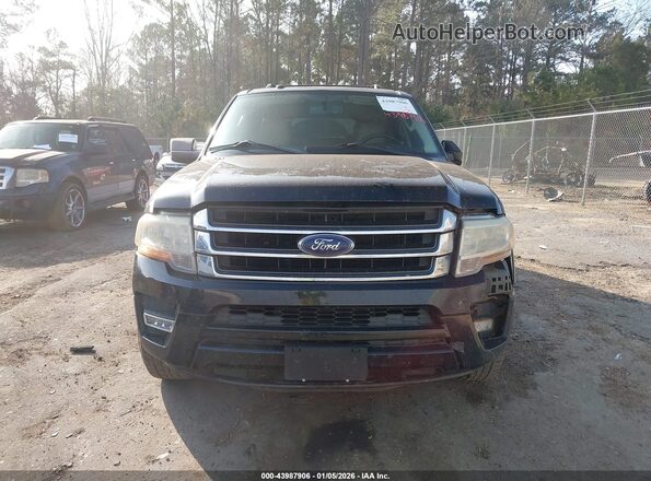 1FMJK1HT3GEF15778 2016 FORD EXPEDITION EL Black Widok zestawu wskaźników