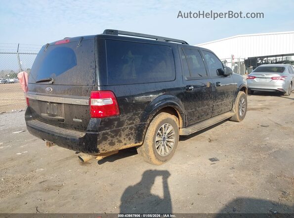 1FMJK1HT3GEF15778 2016 FORD EXPEDITION EL Black Tył prawy