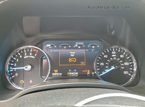 1FMJK1JT3MEA26982 2021 FORD EXPEDITION Silver Widok zestawu wskaźników