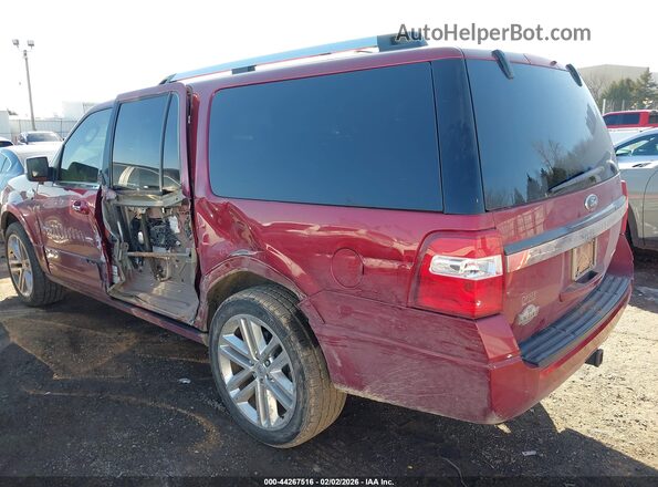1FMJK1JT8GEF06889 2016 FORD EXPEDITION EL Красный Задняя левая четверть