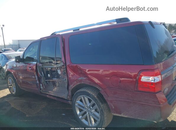 1FMJK1JT8GEF06889 2016 FORD EXPEDITION EL Красный Панорамный вид салона 360°
