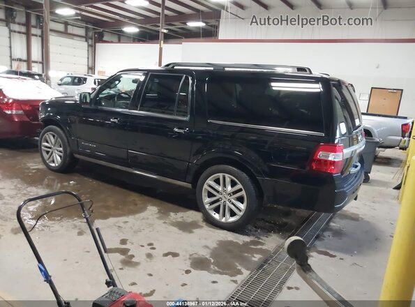 1FMJK1MT7GEF12324 2016 FORD EXPEDITION EL Черный Задняя левая четверть