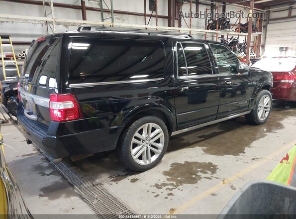 1FMJK1MT7GEF12324 2016 FORD EXPEDITION EL Черный Задняя правая четверть