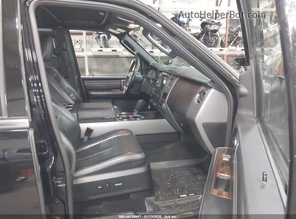 1FMJK1MT7GEF12324 2016 FORD EXPEDITION EL Черный Вид салона спереди