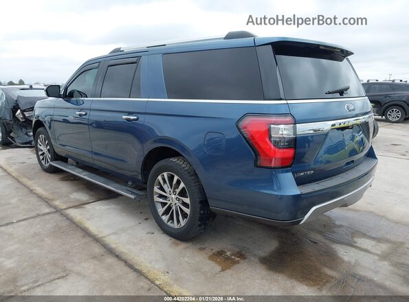 1FMJK2ATXJEA24552 2018 FORD EXPEDITION MAX Blue Rear left