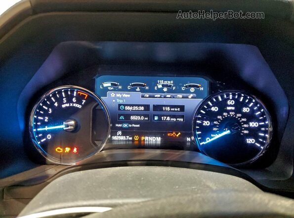 1FMJU1HT2KEA30731 2019 FORD EXPEDITION Gray Widok zestawu wskaźników