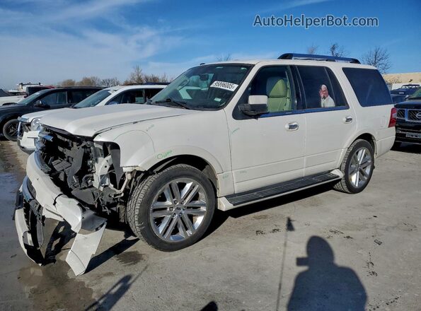 1FMJU2AT5GEF20684 2016 FORD EXPEDITION Белый Передняя левая четверть