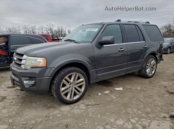 1FMJU2AT7GEF03062 2016 FORD EXPEDITION Угольный Передняя левая четверть