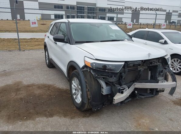 1FMSK7BH8LGA95171 2020 FORD FORD EXPLORER Белый Передняя правая четверть
