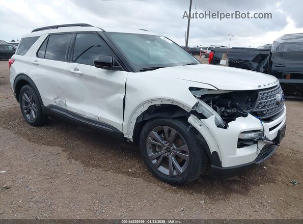 1FMSK7DH7PGB30575 2023 FORD FORD EXPLORER White Delantero derecho