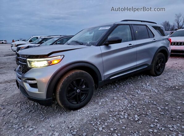 1FMSK8DH2RGA03693 2024 FORD FORD EXPLORER Silver წინა მარცხენა ხედი სამი მეოთხედიდან