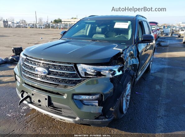 1FMSK8DH2RGA86560 2024 FORD FORD EXPLORER Green Przód lewy