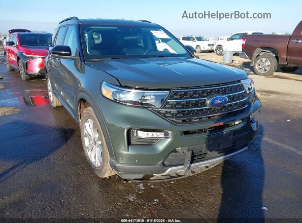 1FMSK8DH2RGA86560 2024 FORD FORD EXPLORER Green Przód prawy