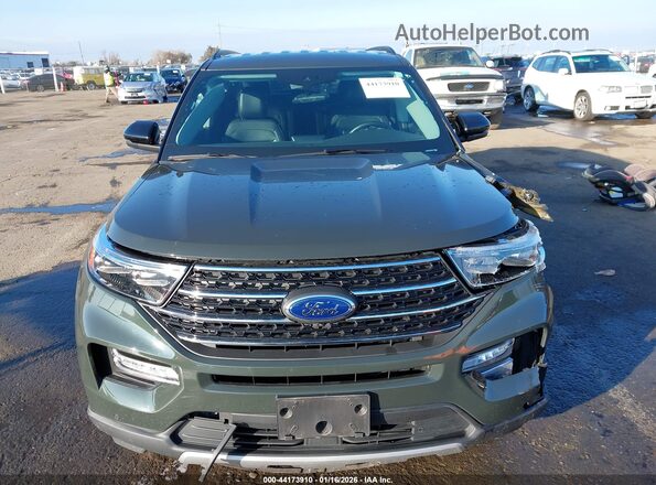 1FMSK8DH2RGA86560 2024 FORD FORD EXPLORER Green Widok zestawu wskaźników