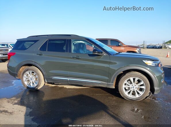 1FMSK8DH2RGA86560 2024 FORD FORD EXPLORER Green Widok wnętrza z tyłu