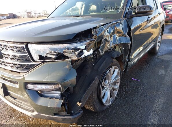 1FMSK8DH2RGA86560 2024 FORD FORD EXPLORER Green Widok z przodu