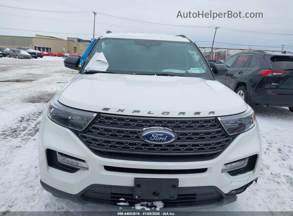 1FMSK8DH3NGA08119 2022 FORD FORD EXPLORER White Սարքավորումների վահանակի տեսք