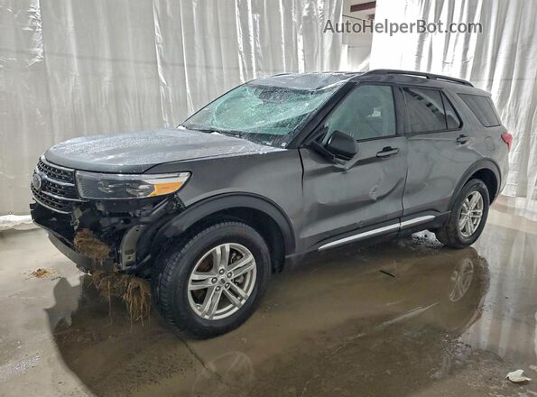 1FMSK8DHXRGA04431 2024 FORD FORD EXPLORER Gray წინა მარცხენა ხედი სამი მეოთხედიდან