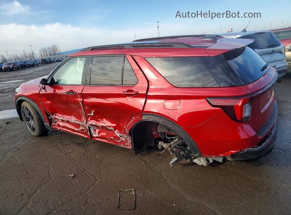 1FMWK8GC4TGA34212 2026 FORD FORD EXPLORER Красный Задняя левая четверть
